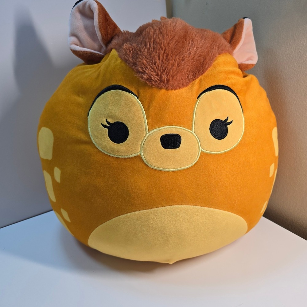 Disney Bambi Squishmallow 14" Plush Deer Stuffed Animal Large Cute Soft Kellytoy - Picture 2 of 14